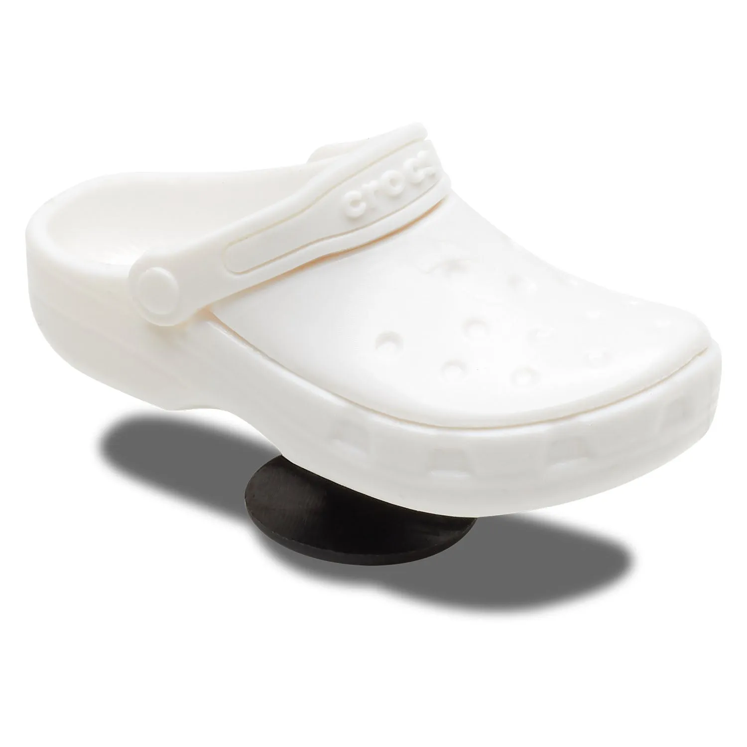 3D White Classic Clog  Jibbitz