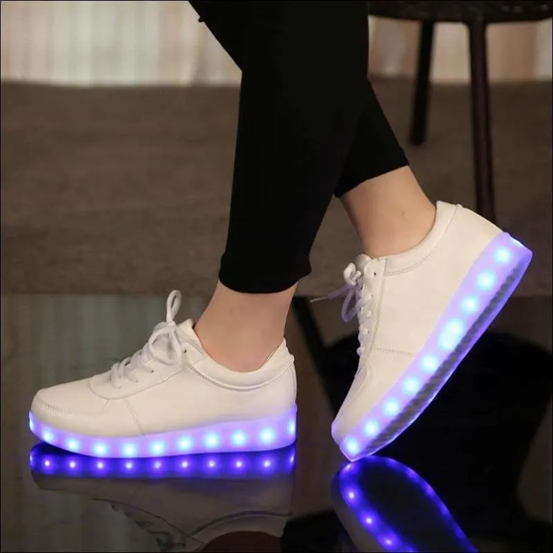 7 Colors Kid Luminous Sneakers Shoes