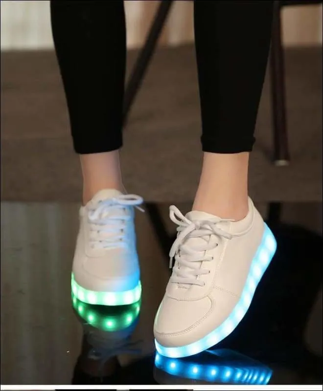 7 Colors Kid Luminous Sneakers Shoes