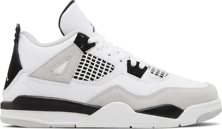 Air Jordan 4 Retro PS Military Black, White