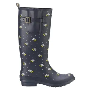 Briers Navy Bees Wellies - Size 5