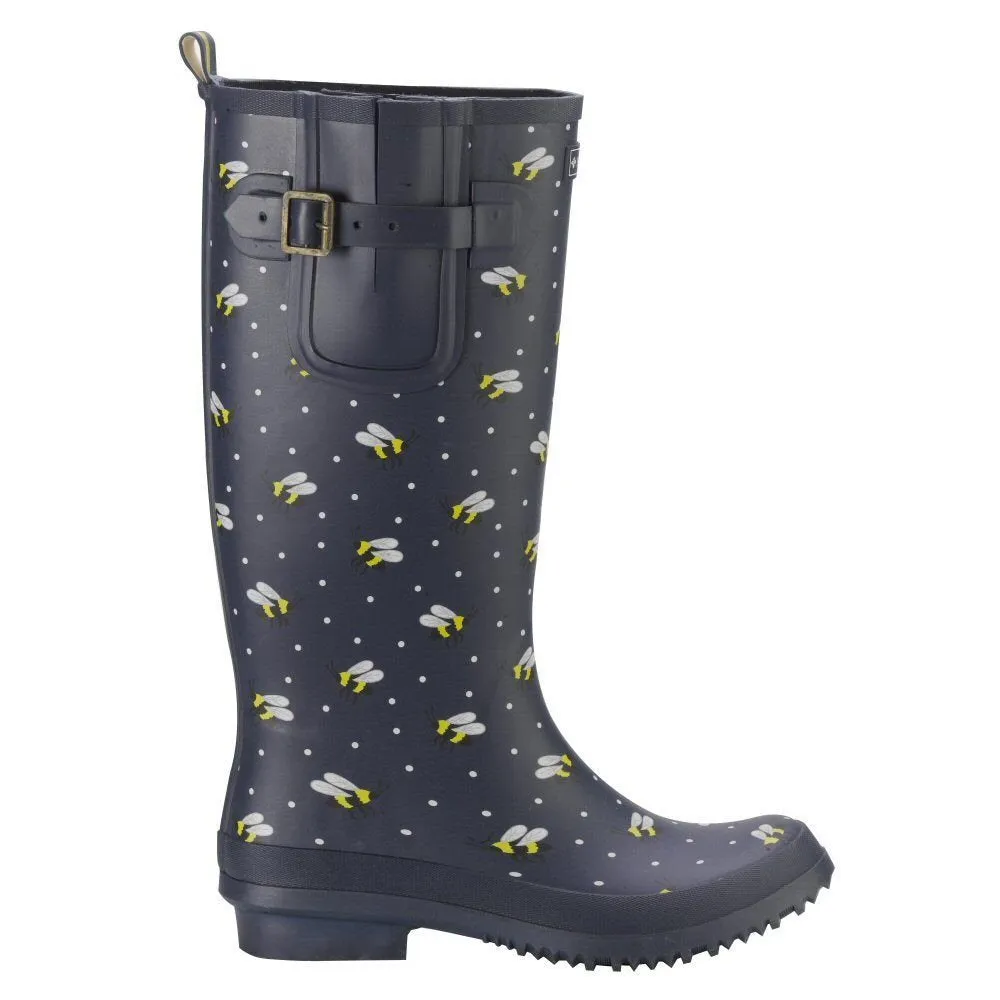 Briers Navy Bees Wellies - Size 7