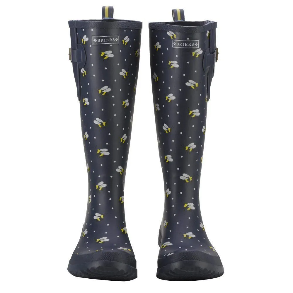 Briers Navy Bees Wellies - Size 7