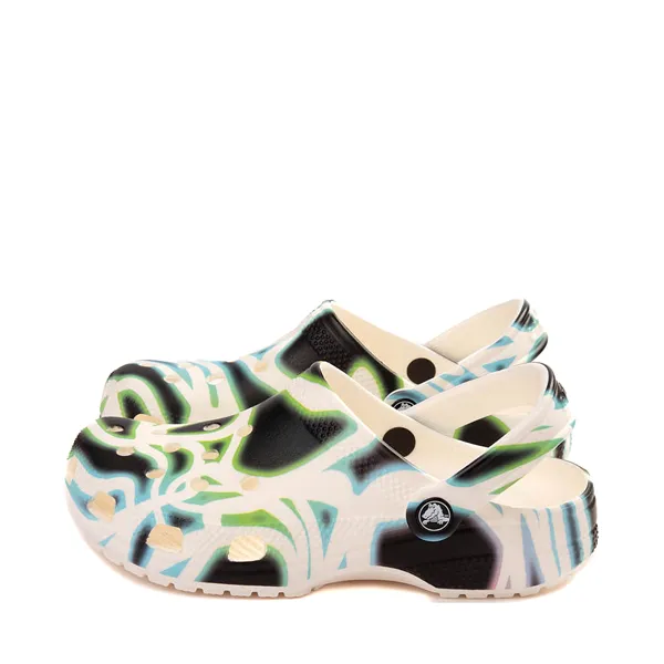 Classic glow-in-the-dark Crocs clogs, multicolor