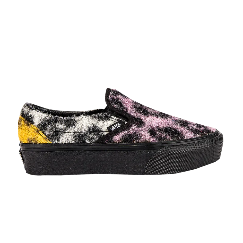 Classic Slip-On Platform Vans sneakers, multicolor