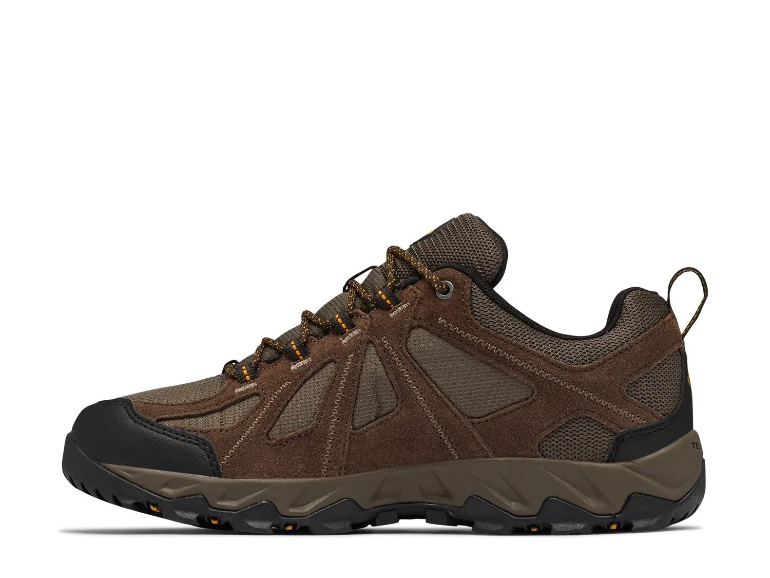 Columbia men's hiking sneakers, suede, dark brown