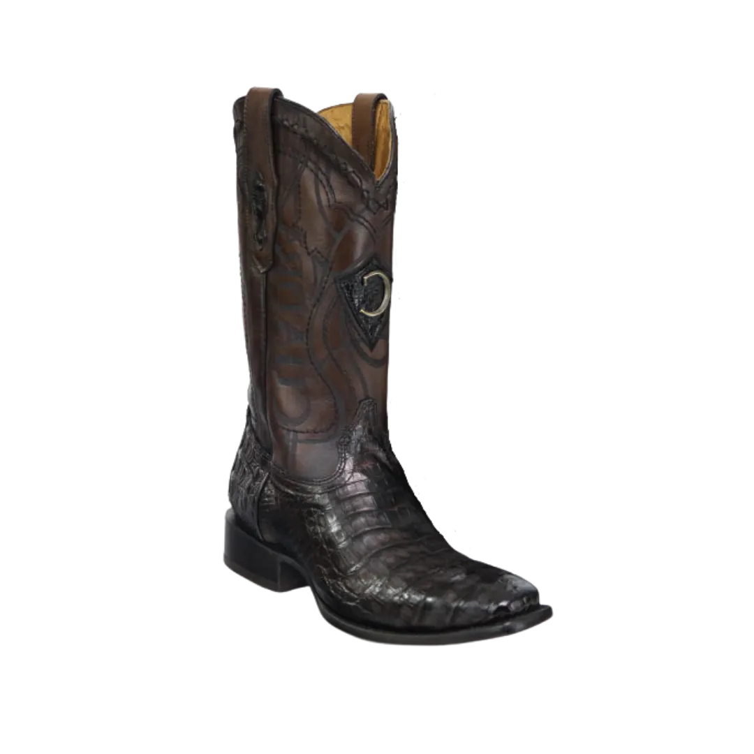 Cuadra Men's Brown Caiman Cowboy Boots