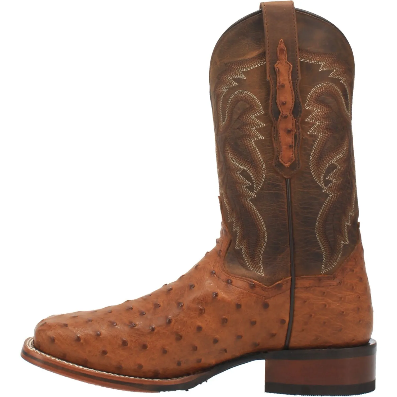 DAN POST MEN'S ALAMOSA FULL QUILL OSTRICH WESTERN BOOT - DP4874