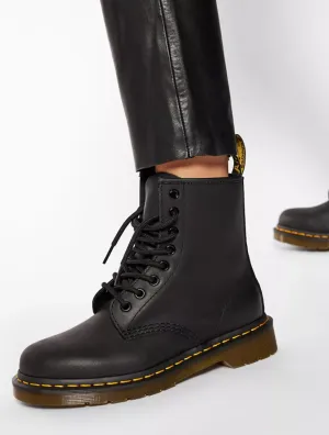 DR. MARTENS 1460 BLACK GREASY