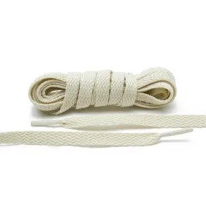 Light Beige Flat Shoe Laces