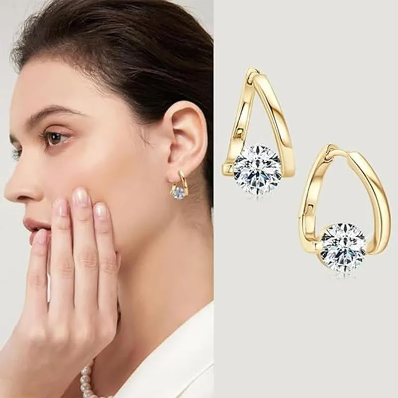 Lymphvity Magnetic Therapy Sparkling Earrings for Wellness and Style