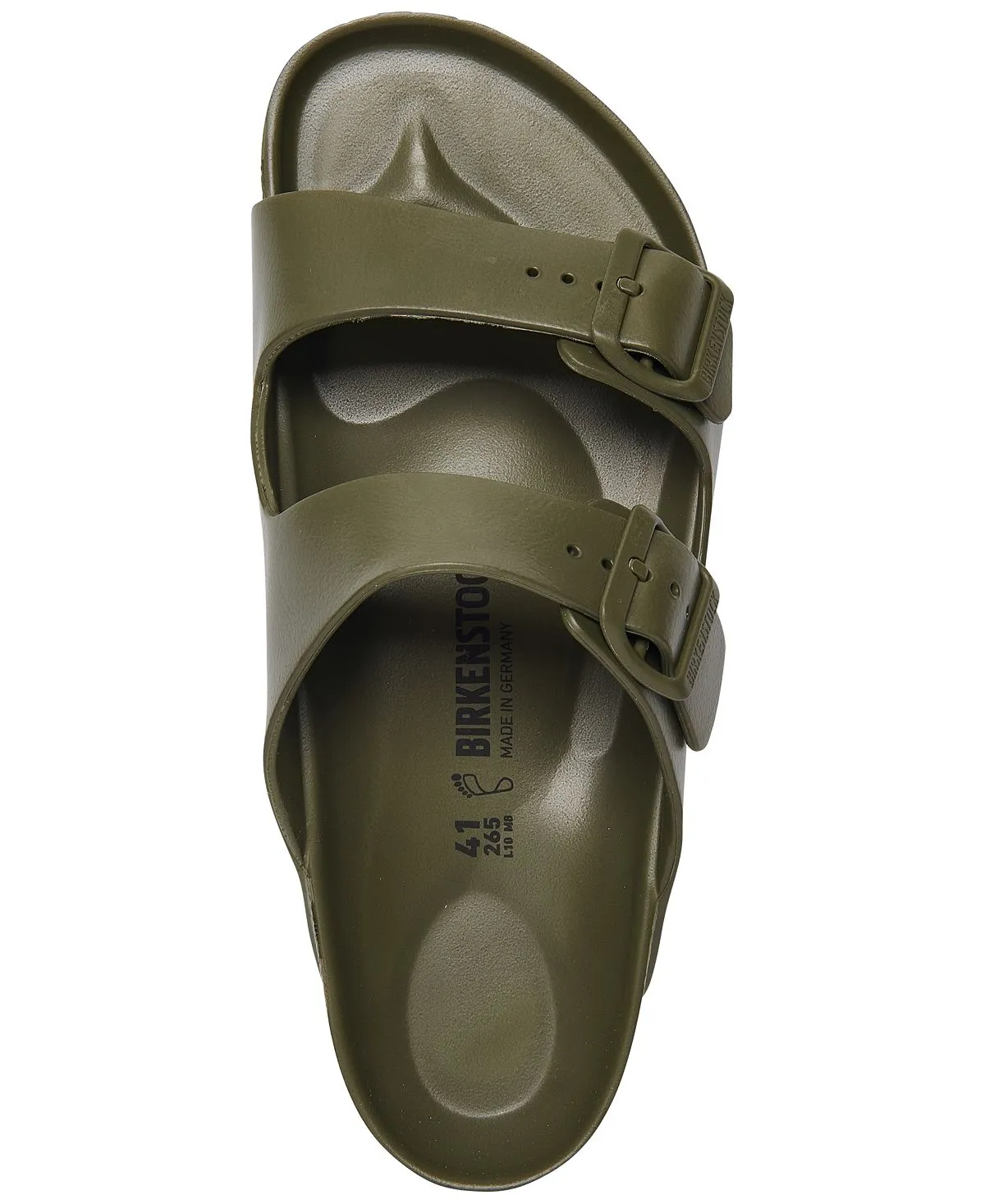 Men's arizona essentials eva double strap sandals by finish line Birkenstock, khaki