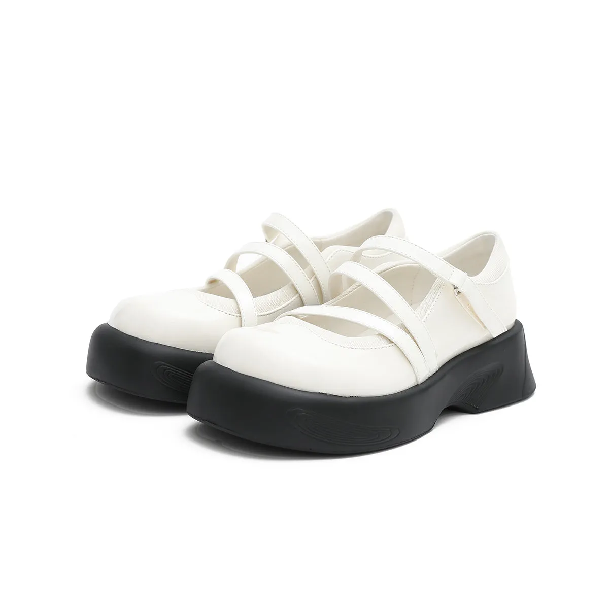 Soft Casual Platform Mary Jane Shoes