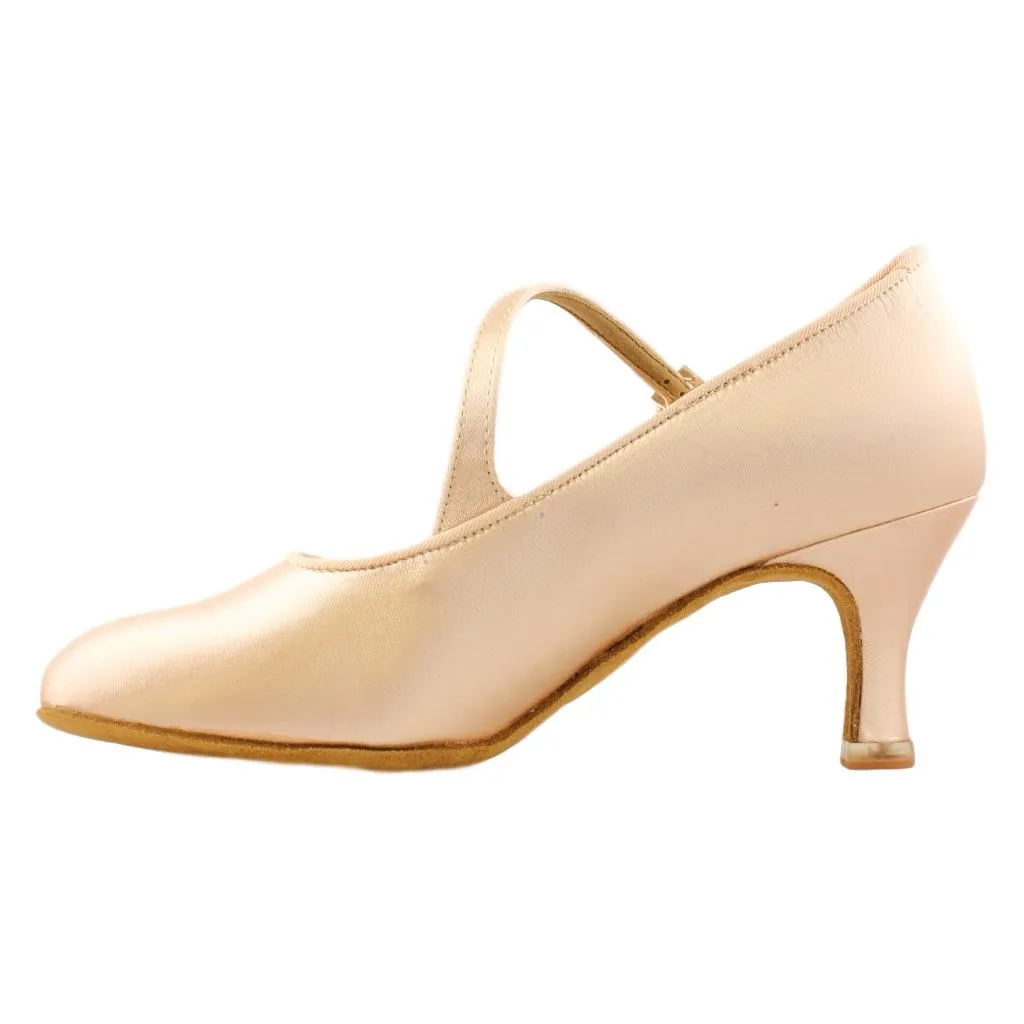 Women's Standard Dance Shoes, Model 149, Heel EH10, Tan 1